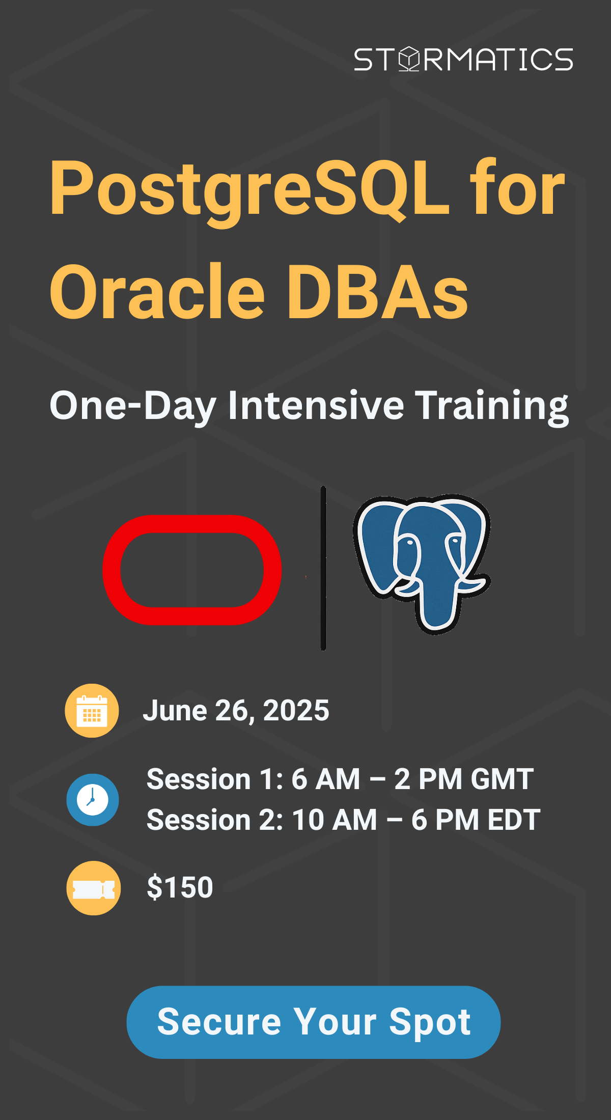 PostgreSQL training for Oracle DBAs
