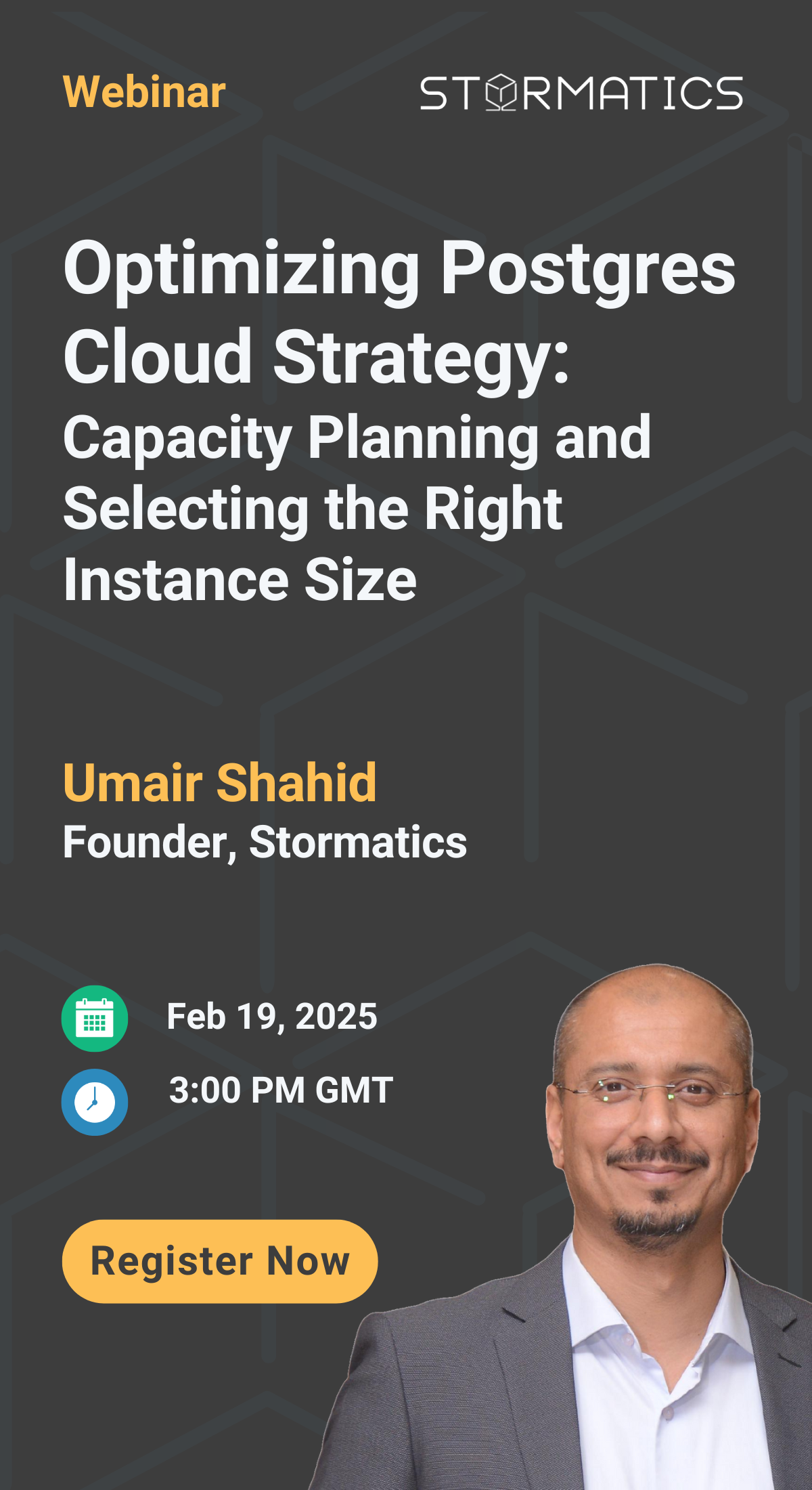 Capacity planning in Postgres webinar