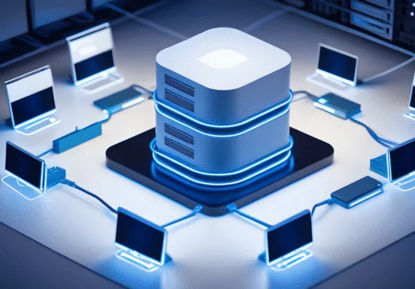 database-storage-icon-surrounded-by-connected-computers